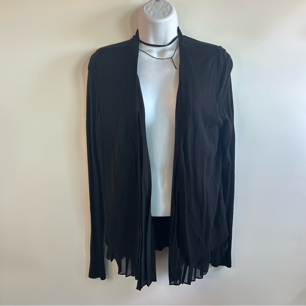 Ann Taylor Black Women's Cardigan Medium
